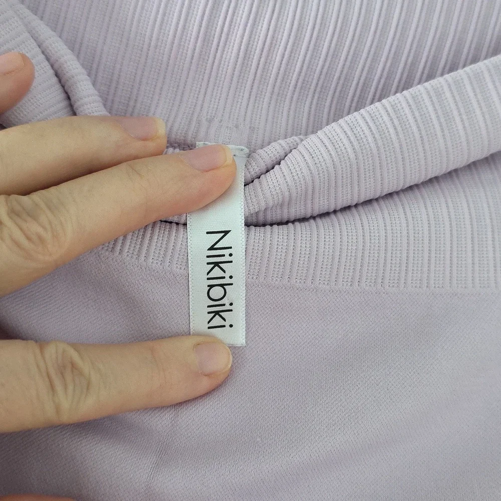 Nikibiki Light Purple Ribbed Set - Picture 2 of 12